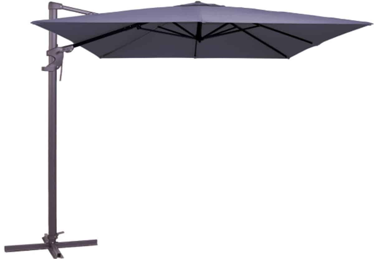 zweefparasol monaco flex iii 3×3 m polyester sfr blue grade