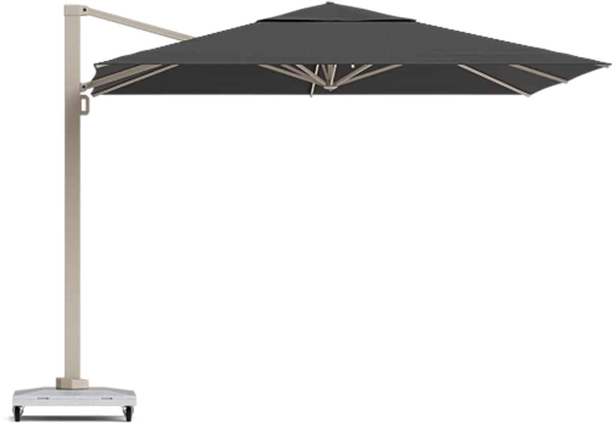 zweefparasol nevada vierkant 400x400cm