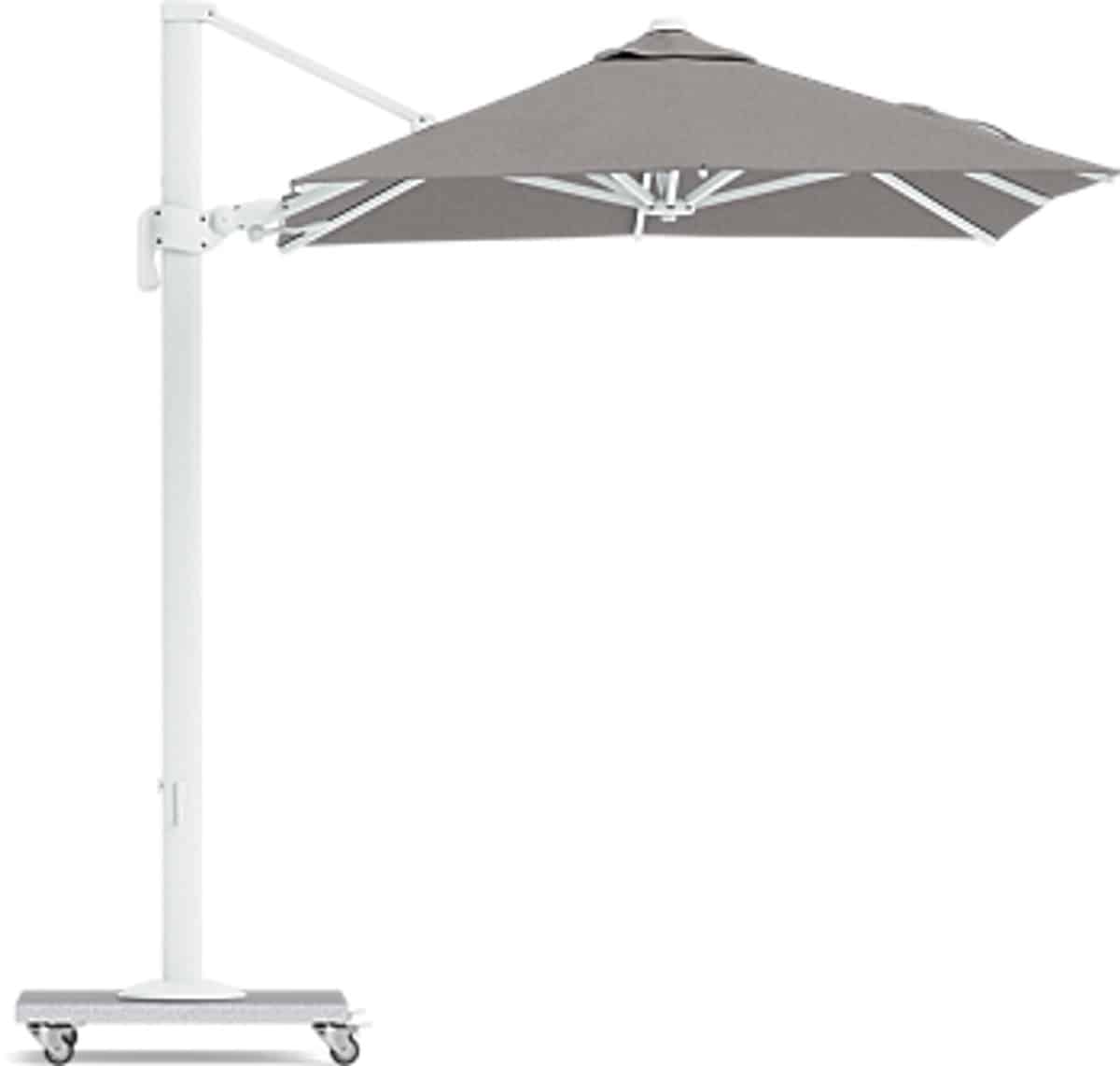 zweefparasol palermo vierkant 250x250cm