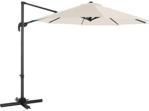 Zweefparasol parasol beige