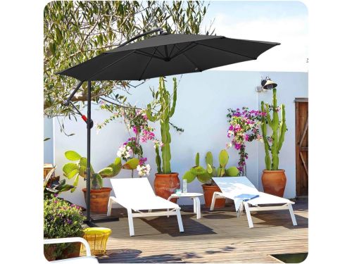 Zweefparasol - Terrasparasol Scherm - Buiten Zonnen - Kantelbaar Zwenkbaar