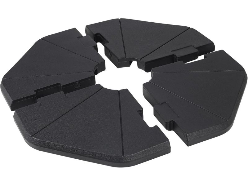 Zweefparasolstandaard - vulbaar met water of zand tot 60 kg