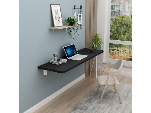 Zwevende Opvouwbare Wandtafel - Multifunctionele Houten Klaptafel