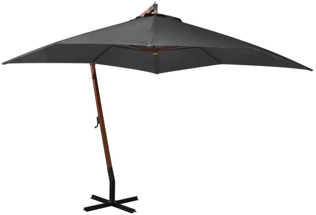 zwevende parasol hangende parasol balkonparasol tuinparasol