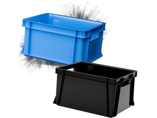 2x Kunststof Opbergbox 29L - Stevig en Stapelbaar