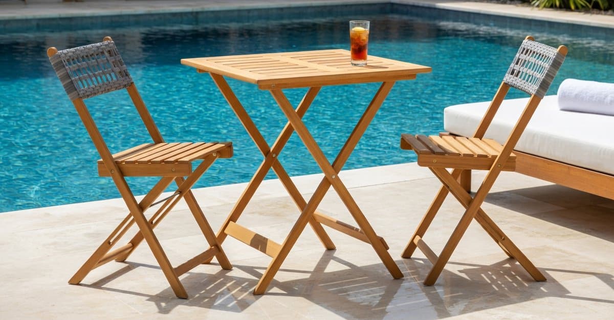 3 delige luxe bistroset voor tuin en balkon polyrattan &