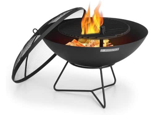 3-in-1 Vuurschaal Met Grill En Tuintafel - Ø 60 cm
