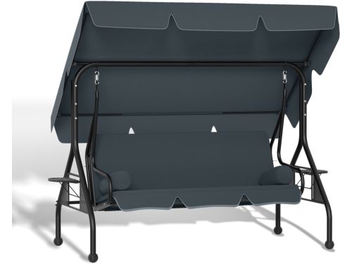 3-Zits Hollywoodschommel - Met Ligfunctie - 185x113x163cm - Schommelbank met