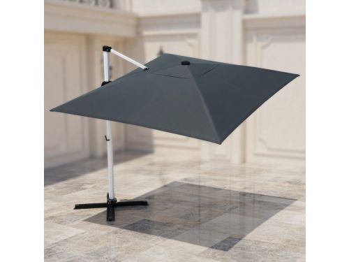 360° Draaibare Zweefparasol 300x400 cm Aluminium - Waterdichte UV50+ Luxe