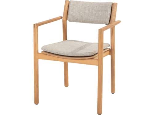 4 Seasons Levi dining tuinstoel (1 stuk) - teakhout