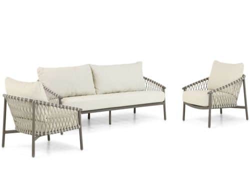 4 Seasons Outdoor Allora stoel-bank loungeset 3-delig