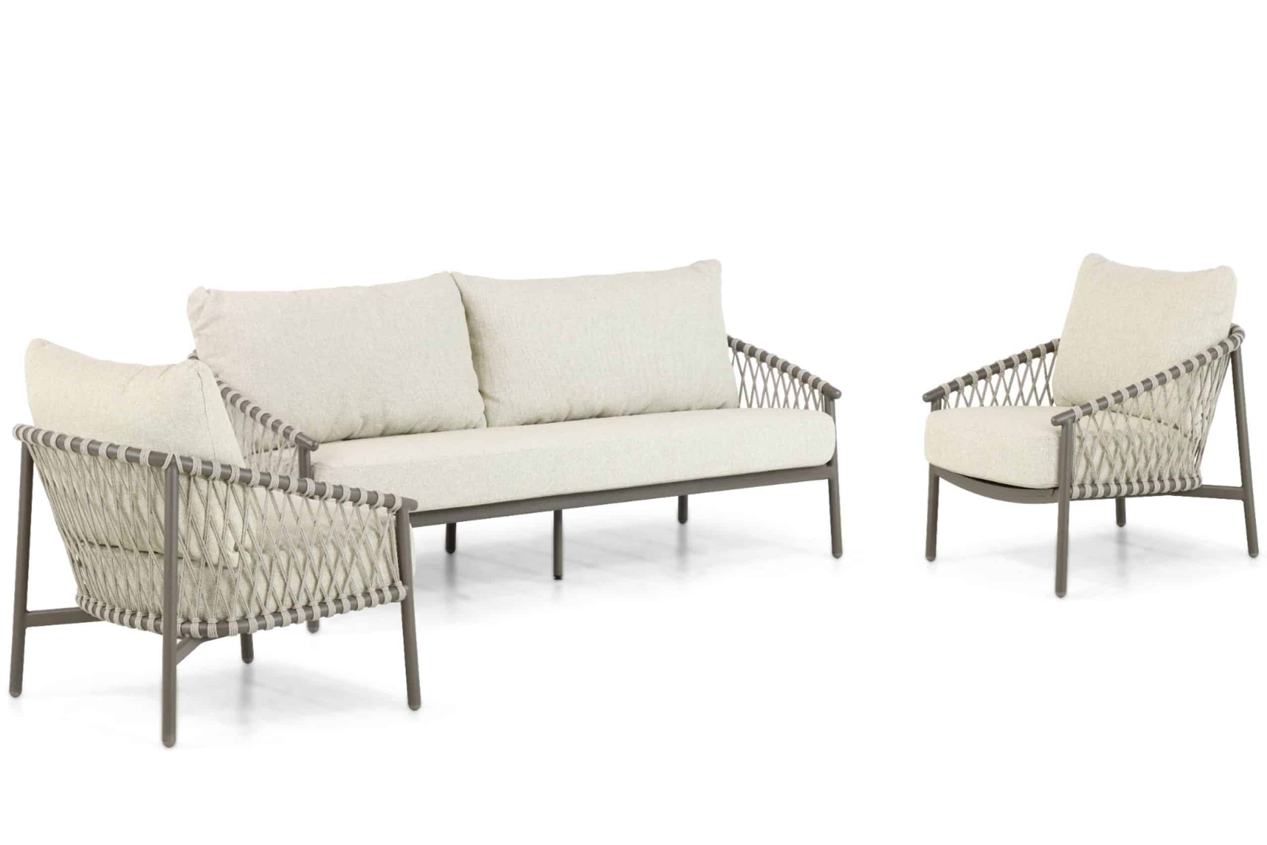 4 seasons outdoor allora stoel bank loungeset 3 delig