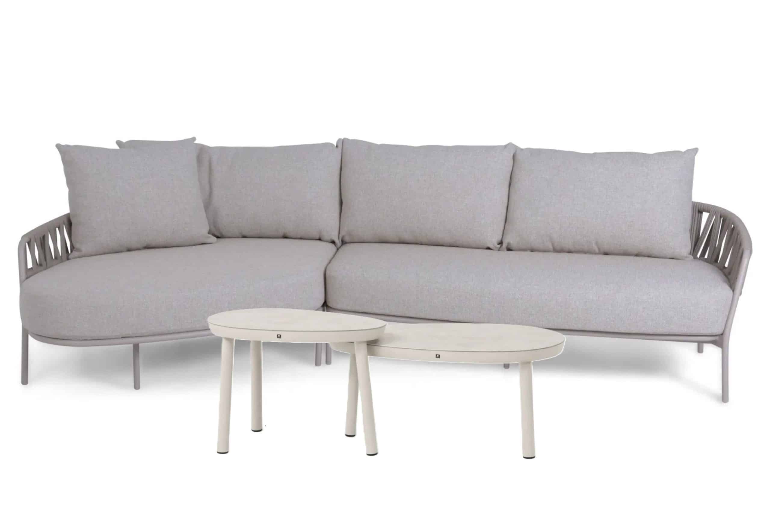 4 seasons outdoor calma/livo hoek loungeset 3 delig