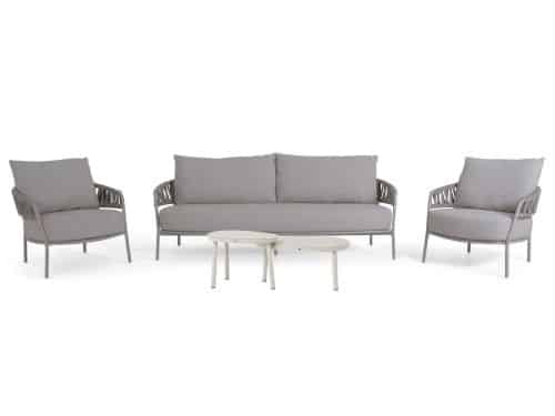 4 Seasons Outdoor Calma/Livo stoel-bank loungeset 5-delig