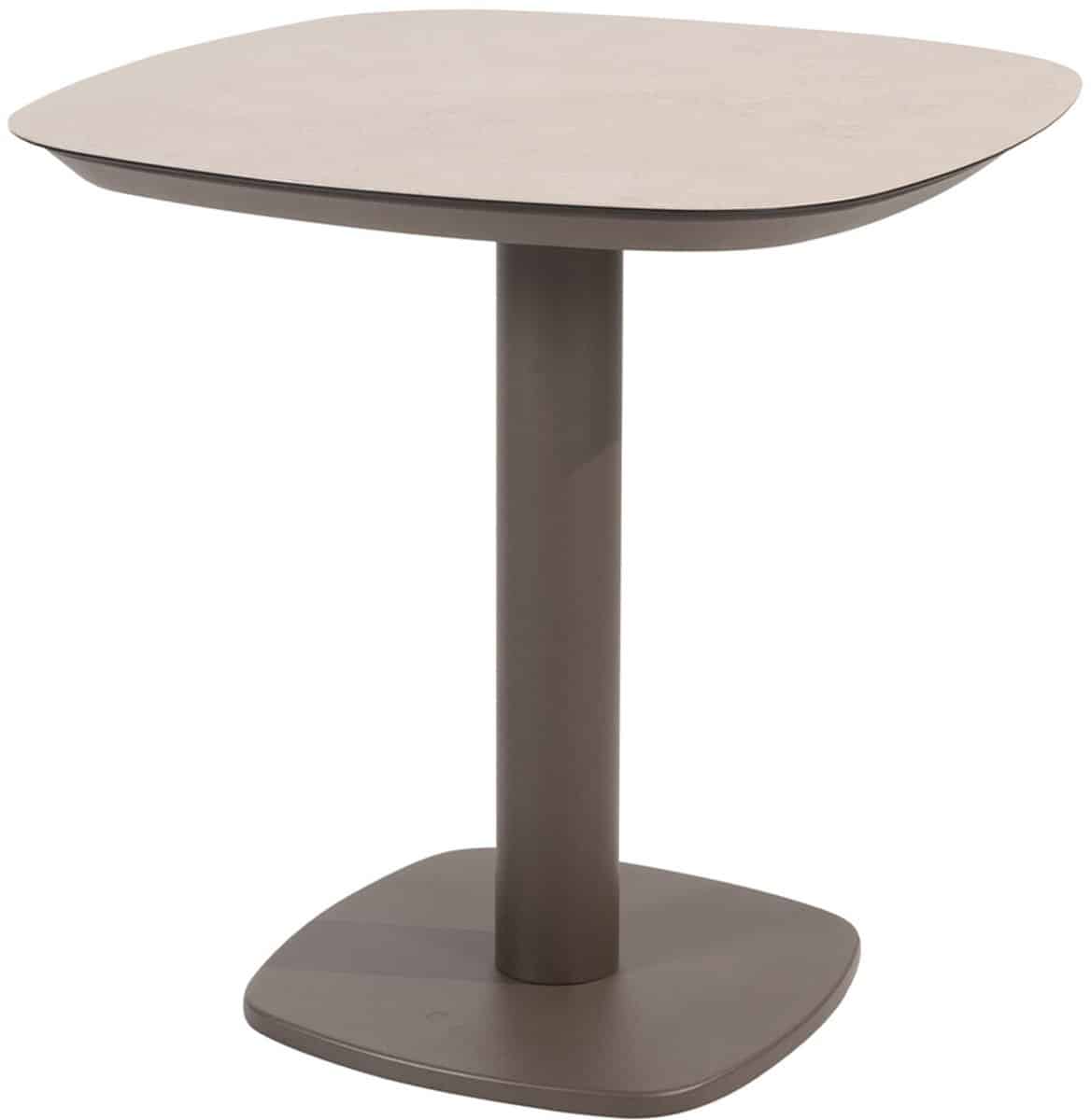 4 seasons outdoor manolo diningtafel terre 75×75 cm