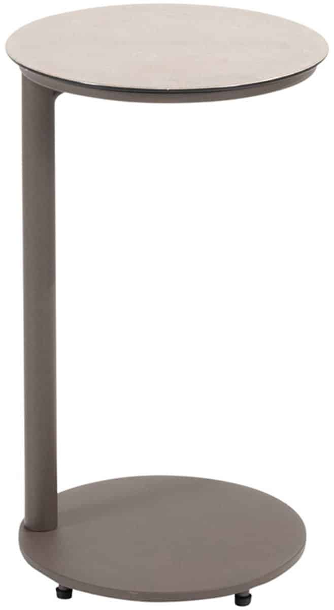 4 seasons vic bijzettafel Ø30xh50 cm terre ceramic print