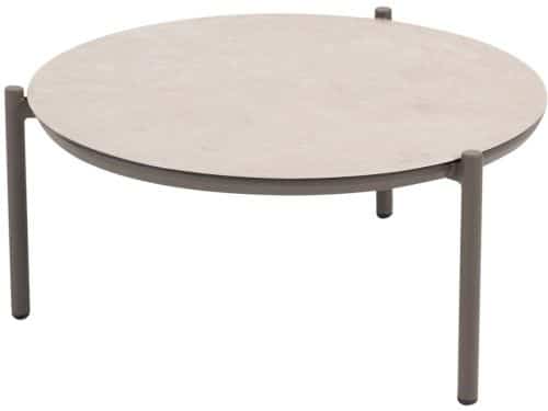 4 Seasons Vic loungetafel Ø73xH35 cm terre - ceramic print