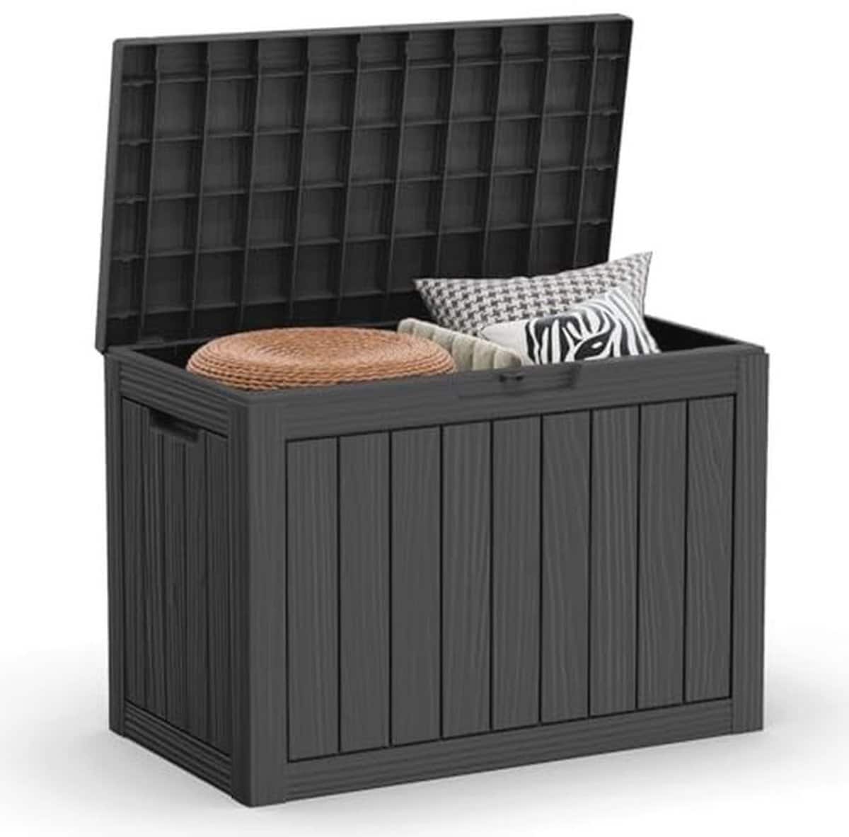 45 gallon waterdichte dekbox en multifunctionele terraszitbank ruime opbergoplossing