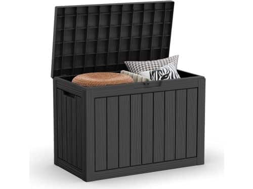 45 Gallon Waterdichte Dekbox en Multifunctionele Terraszitbank - Ruime Opbergoplossing