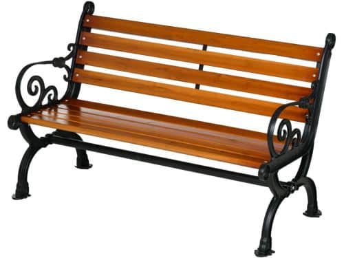 4goodz Tuinbank Klassiek 2-personen max. 240 kg met Rugleuning van