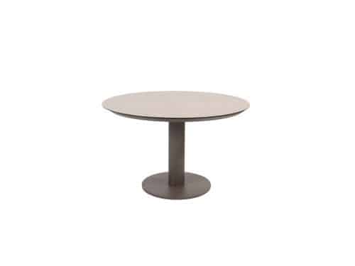4SO Sarah tuintafel 120cm rond met printed keramiek top terre