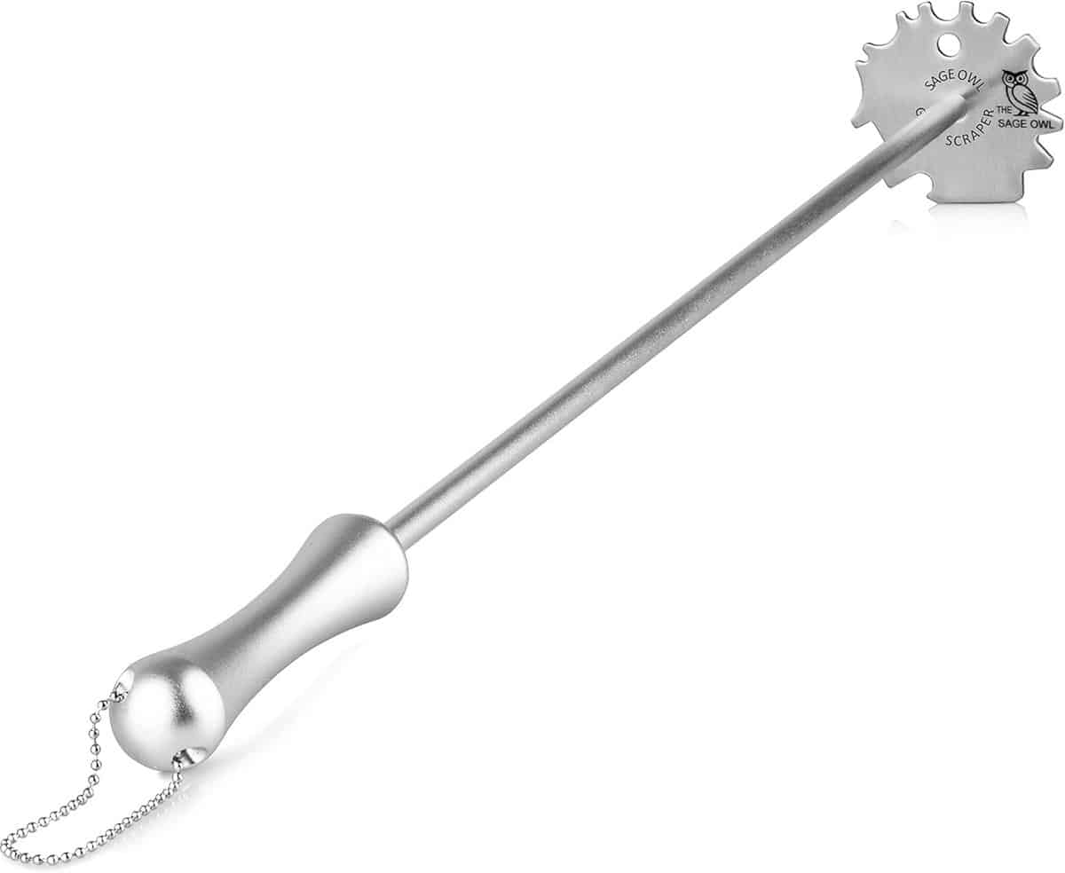 5 in 1 bbq grill schoonmaakborstel met lange steel veilige roestvrijstalen