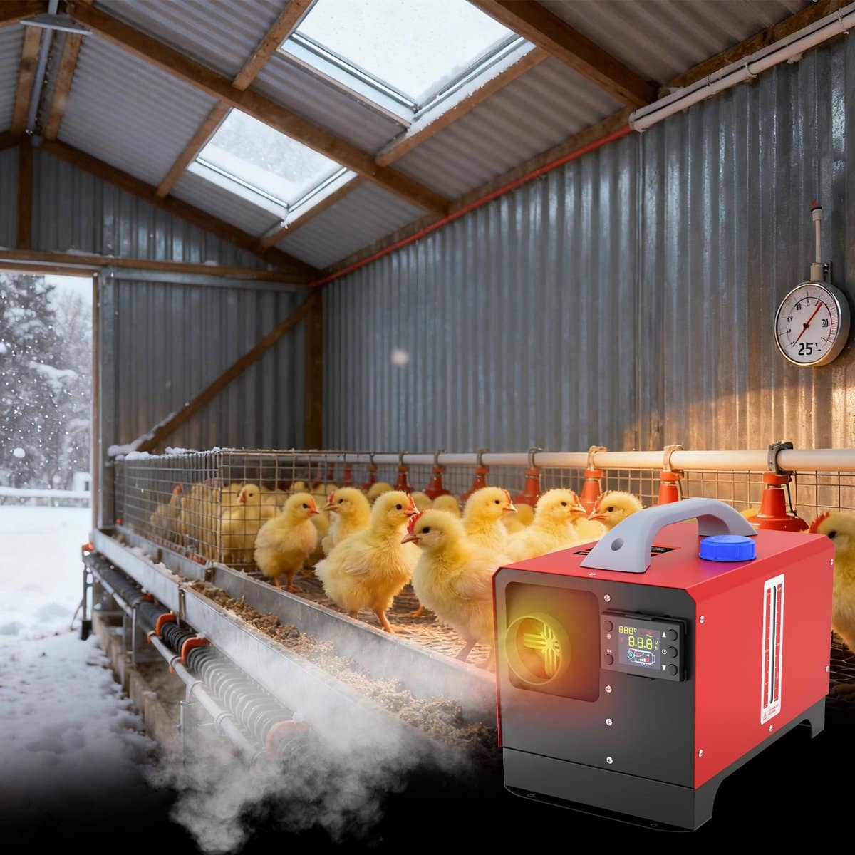 8kw buitenheater terrasverwarmer dieselheater patio heater