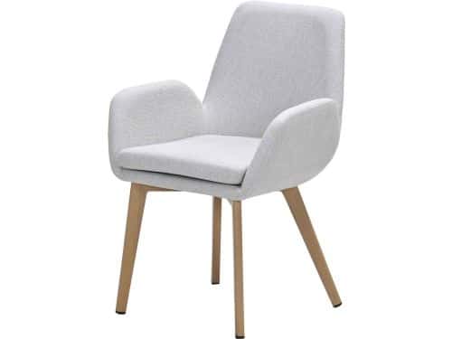 Acate dining tuinstoel - light teak look frame - all