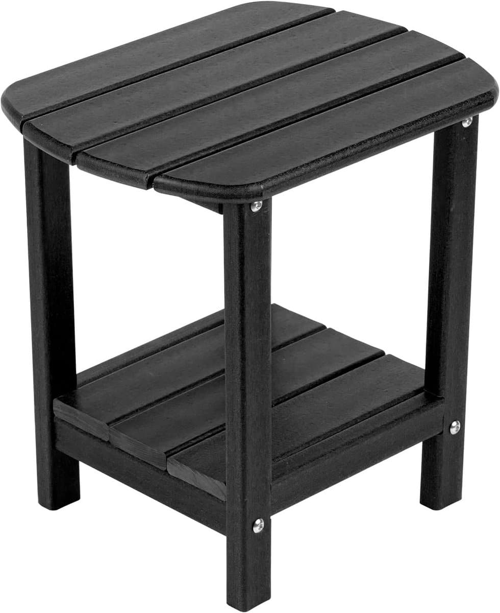 adirondack bijzettafel 41,9 cm duurzame buitentafel van hdpe voor