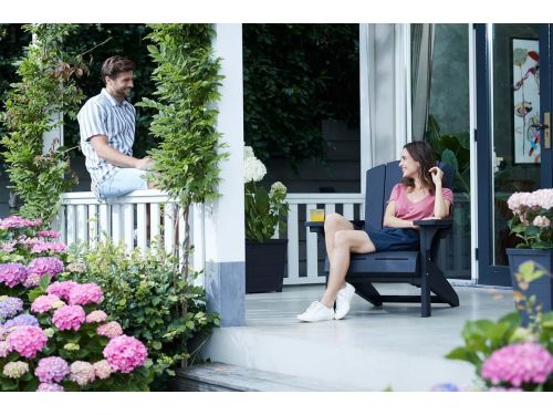 Adirondack Tuinstoel - 93x81x96,5 cm - Luxe Kunststof Relaxstoel met