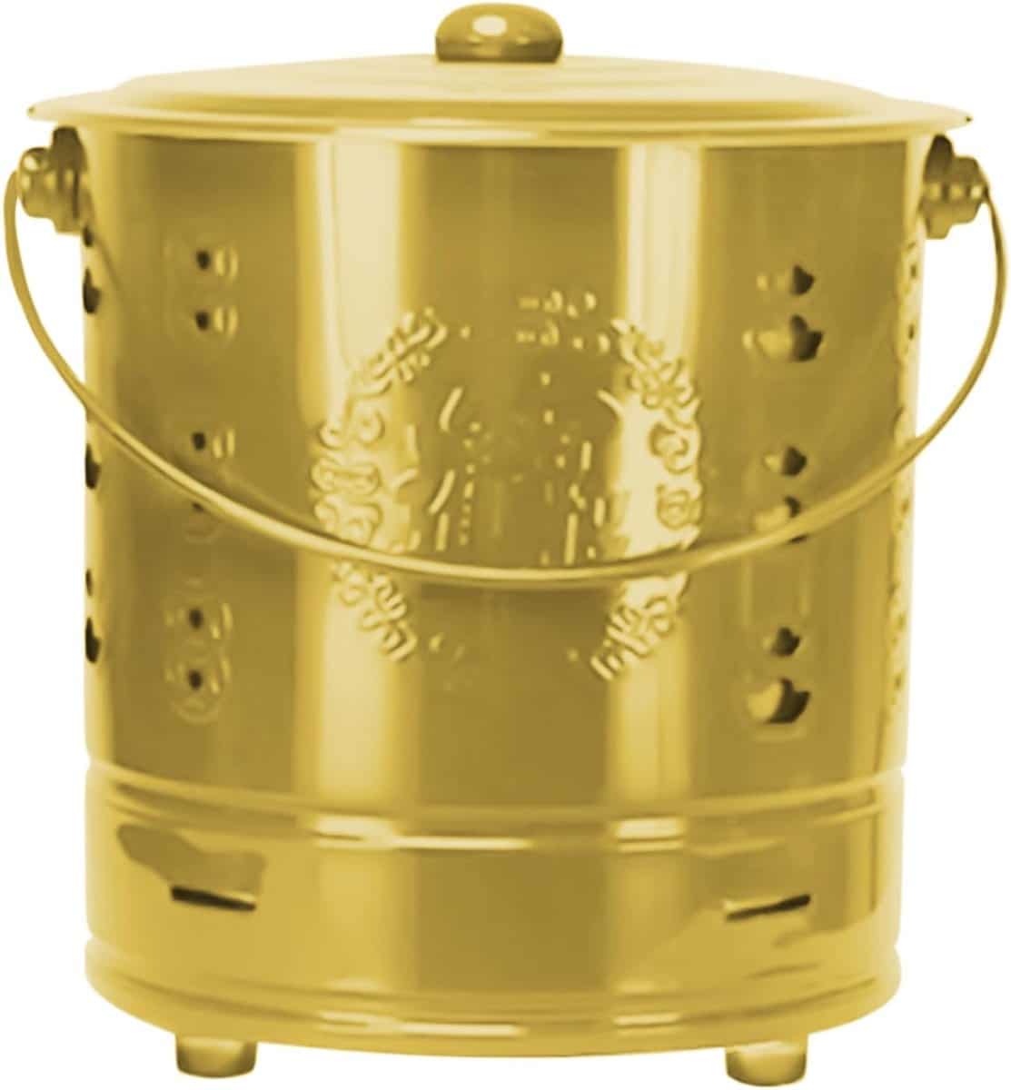 afvalverbrander tuin hittebestendig vat afvalbeheer buiten geperforeerd