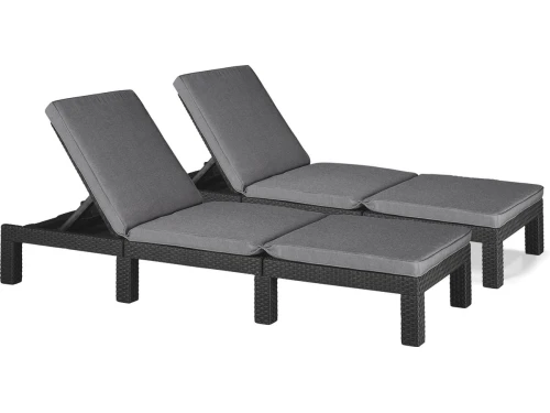 Allibert Daytona Deluxe Ligbed - 3 posities - 65x195x25,5cm