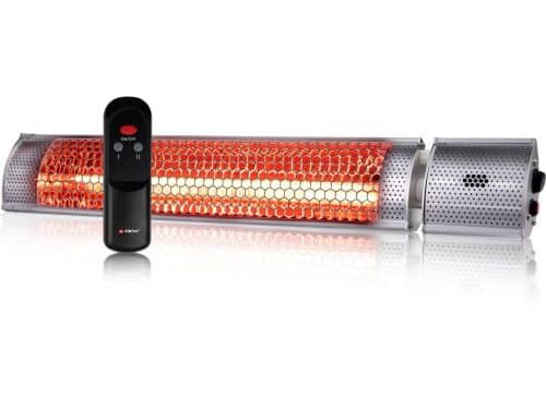 alpina Terrasverwarmer Infrarood Verwarming - Heater 2000W met Afstandsbediening
