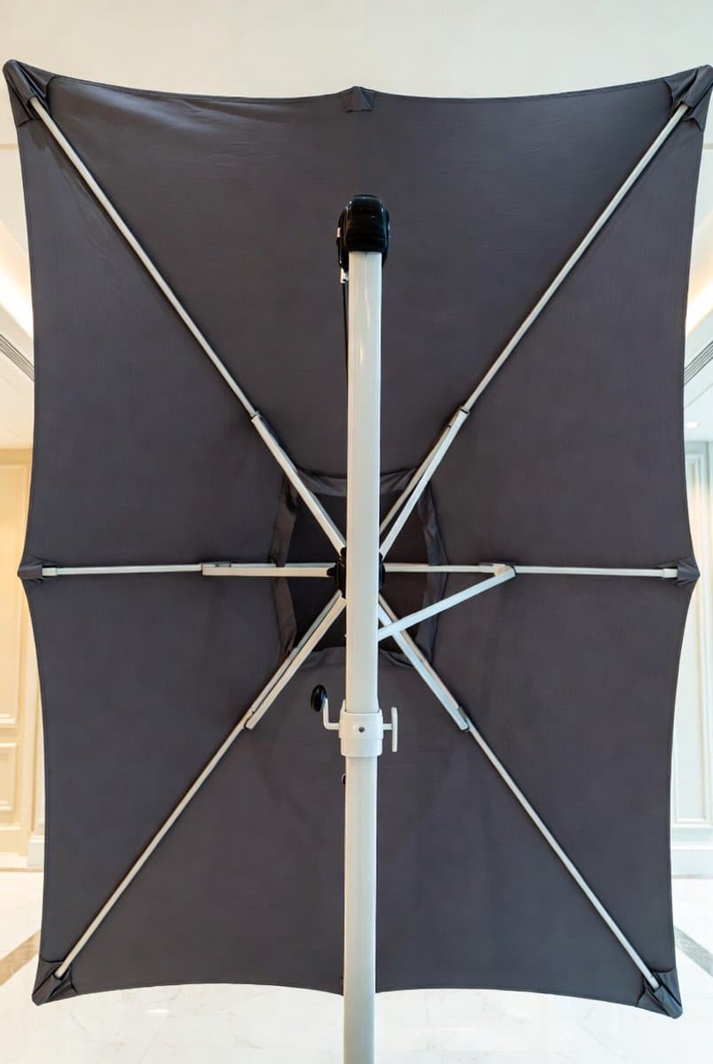 alupro neo luxe stokparasol 305 cm met zwengel
