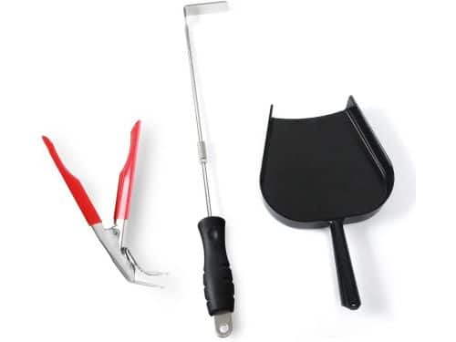 Asche Schep Set voor Kamado BBQ en Houtskool Grills