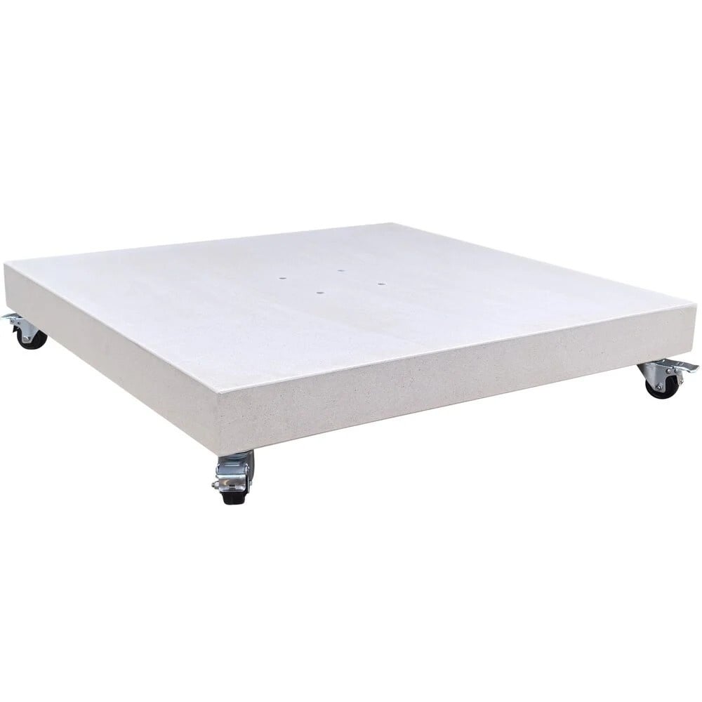 avh parasolvoet 90 kg met 4 wielen zand graniet