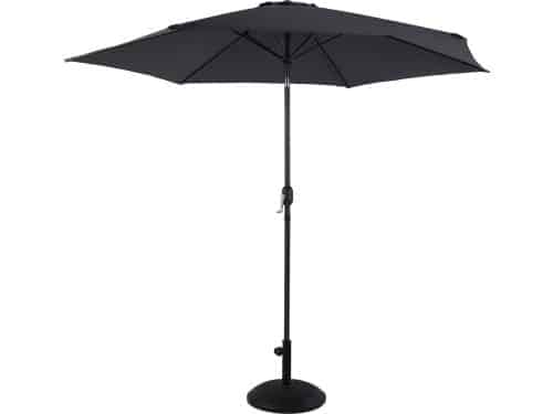 AXI Noor Stokparasol Ø 300cm Antraciet/grijs - Gepoedercoat frame