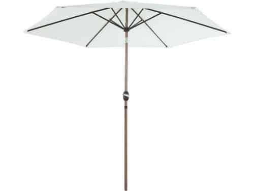 AXI Noor Stokparasol Ø 300cm Eikenlook/beige - Gepoedercoat frame