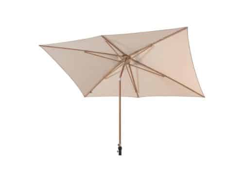 Azzurro 200 x 300 cm zand met houtlook frame parasol 4SO 4SO - 4so