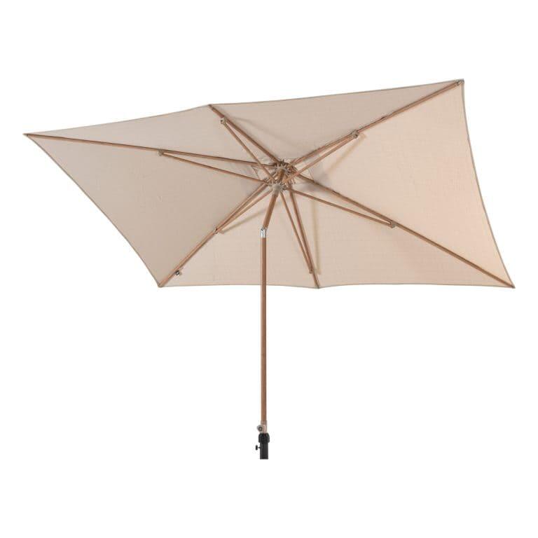 azzurro 200 x 300 cm zand met houtlook frame parasol 4so 4so 4so