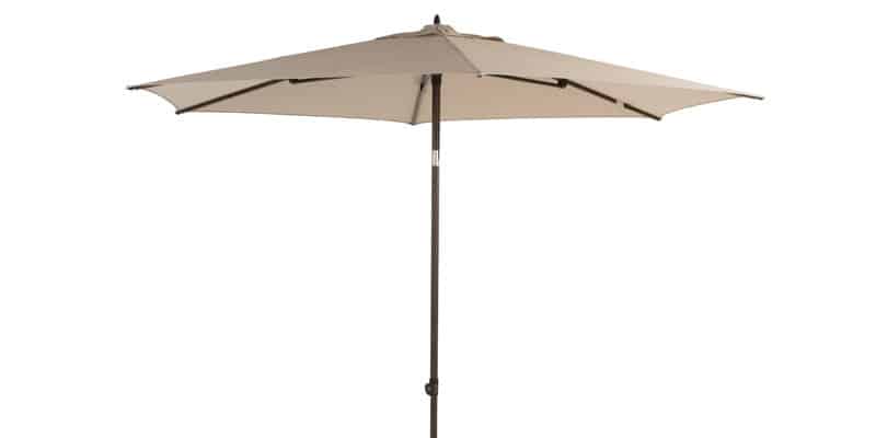 azzurro stokparasol beach met wenge houtlook frame dia. 300 cm 4so 4so