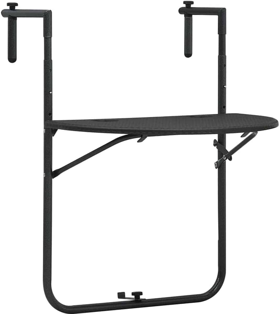 balkonhangtafel klaptafel terrastafel koffie werkblad inklapbaar hoogte