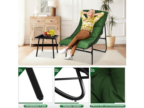 Balkonmeubelset 3-delig - Bistroset Tuinmeubelen met Tafel en 2 Stoelen