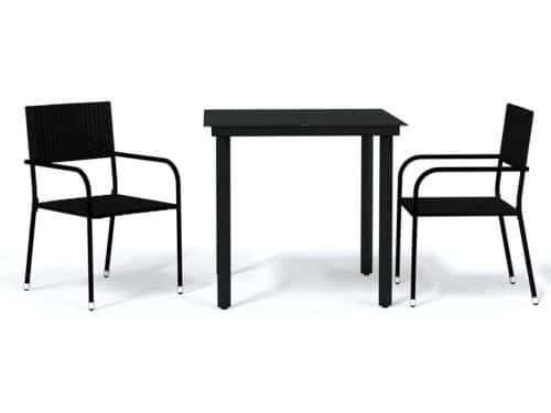 Balkonset 3 Delig - Tuinmeubelen Set - Buiten Dineren