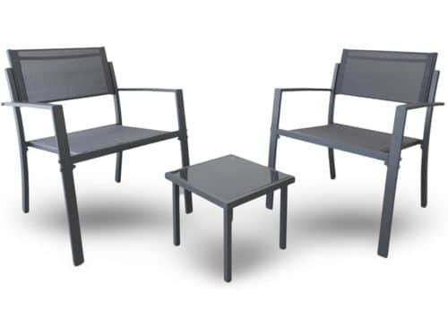 Balkonset 3-delig - Tuinmeubelen set - Buiten zitten - Compact