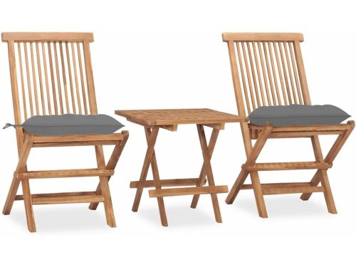 Balkonset Hout - Tuinmeubel Set - Buiten Zitten - Inklapbaar