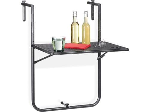 Balkontafel hangend - Balkontafel Inklapbaar - Hangtafel balkon - Hangend