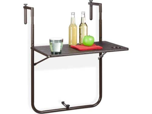 Balkontafel hangend - Balkontafel Inklapbaar - Hangtafel balkon - Hangend
