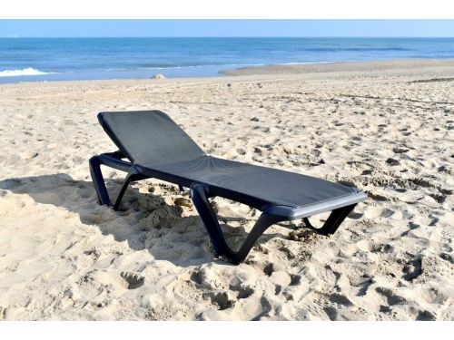 Balliu Evapro Strandbed 2 stuks - Ligbed - Antraciet Frame