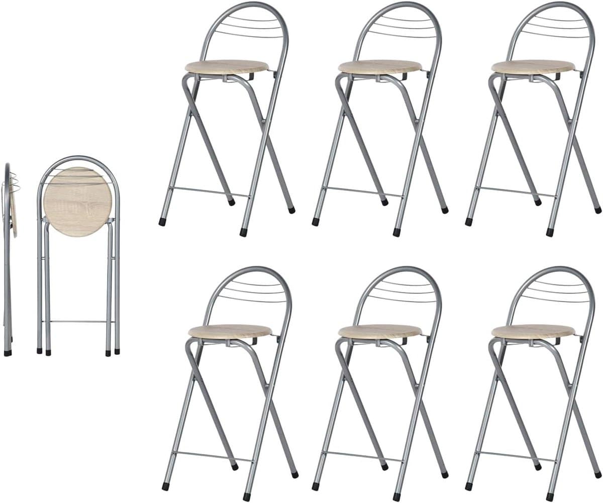 barkruk inklapbaar kruk set ruimte besparen geen